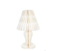 J-Line abat-jour Vintage Pliable - papier - blanc cassé