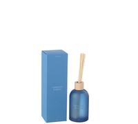 J-Line Bâtonnets parfumés Accords Essentiels - Embruns Marins - Bleu - 250ml