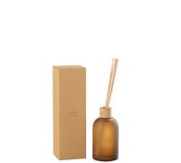 J-Line Bâtonnets parfumés Accords Essentiels - Santal Satiné - Jaune - 250ml