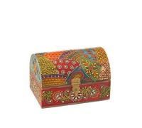 J-Line Boîte rectangulaire DEHLI MANGO BOIS MIX