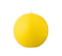 J-Line Bougie Boule Cire Fluo Jaune - 50 Heures