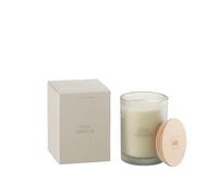 J-Line Bougie parfumée Accords Essentiels - Musc Obscur - Bleu - 38H