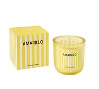 J-Line Bougie Parfumée Amarillo - Verre - Jaune - Large
