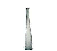 J-Line by Jolipa Vase Bouteille en Verre Transparent 19x19x100 cm
