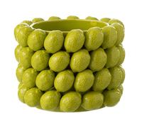 J-Line cache-pot Citron Vert - céramique - orange - medium - Ø 25 cm