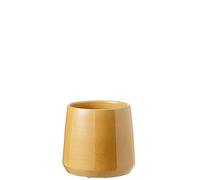 J-line Cache-Pot Rond - céramique - Ocre - Medium - Ø 23 cm