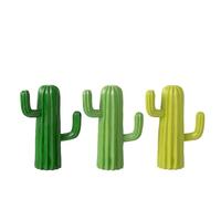 J-Line Cactus décoratif - polyrésine - Vert - Medium - 3 pièces