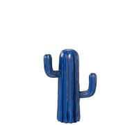 J-Line Cactus Polyresine Bleu Small