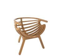 J-Line Chaise Crab Teck Bois Naturel