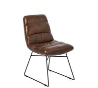 J-line Chaise - Cuir - Marron