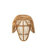 Paris Prix Tabouret Léa design en rotin 44 cm Naturel