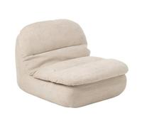 J-line Chaise Longue comprimée Mousse - écru