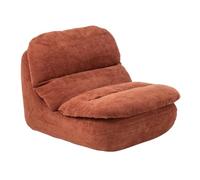 J-line Chaise Longue comprimée Mousse - Rouille