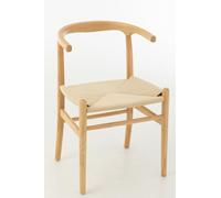 J-Line Chaise Toon Bois DE HETRE/Corde Naturel
