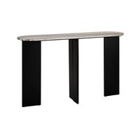 J-Line Console Mathilde Marbre - Pierre - Noir/Gris Vert