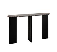 J-Line Console Mathilde Marbre - Pierre - Noir/pêche