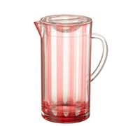 J-Line cruche Melanie - Plastique - Rouge