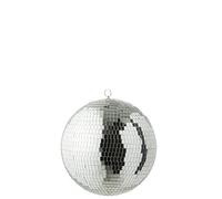 J-Line décoration Disco Miroir - Plastique - Argent - Medium