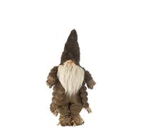 J-line Figurine Lutin Foret - Textile - Brun - Small