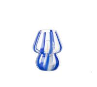 J-Line lampe Rayures - verre - transparent/bleu - small