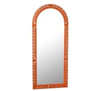 J-Line Miroir Sculpté Mumbai Mango Bois Mix