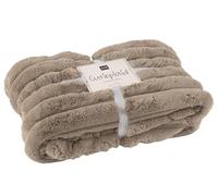 J-line Plaid Large Corduroy - Polyester - Taupe