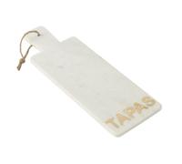 J-Line Planche A Fromage Rectangle Tapas Marbre Blanc