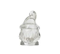J-line Pot décoratif Père Noël - Verre Transparent