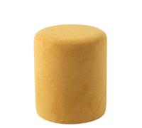 J-line Pouf - MDF - Jaune Chaud