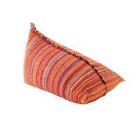 J-Line Pouf Poire Ligné - Coton - Multicolore