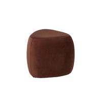 J-line Pouf Triangle - contreplaqué/Tissu - Rouille