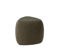 J-line Pouf Triangle - contreplaqué/Tissu - Vert foncé