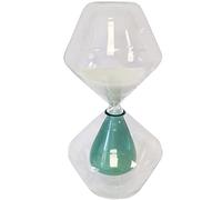 J-Line Sablier Double Verre Bleu, Large