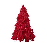 J-Line sapin de Noël doux - polyester - rouge - large