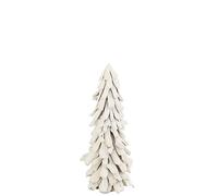 Sapin de Noël à Poser "Bois Flotté" 70cm Blanc G