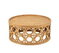 J-Line Table Basse en Bois de Sapin/MDF Naturel
