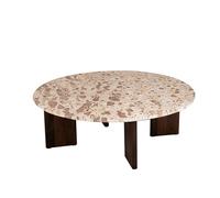 J-Line Table Basse Mathilde Marbre - Pierre - Naturel/Beige