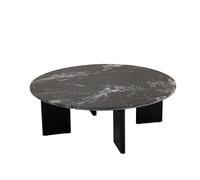J-Line Table Basse Mathilde Marbre - Pierre - Noir