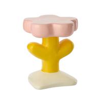 J-Line Table D'appoint Fleur Mia Fibre de Verre - polyrésine - Multicolore