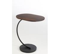 J-Line Table Gigogne Fer/Bois De Manguier Brun/Noir