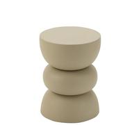 J-Line Table Gigogne Lise En Fer Ivoire