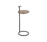 J-Line Table Gigogne Toni Aluminium/Fer Or/Noir