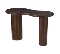 J-Line Table Infinity en Bois de manguier Marron Grand Format