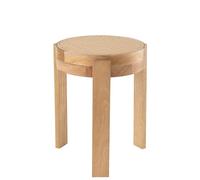 J-Line Tabouret Noir Cognac