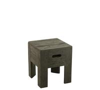 Tabouret en Bois "Will" 40cm Noir