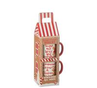 J-Line Tasse traditionnelle de Noël