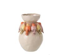 J-Line Vase Oiseau - céramique - multicolore - large