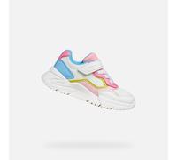 Geox J Loftus Girl B Baskets Blanc/Rose Taille 38 EU