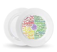 j&m Assiette Saine Végétalienne | Magnifiquement conçues pour suivre un régime végétalien ou végétarien | Les idées alimentaires et contrôle des portions pour une perte de poids durable