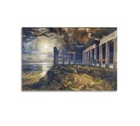 J. M. W. Turner Poster décoratif sur toile - Décoration murale d'intérieur moderne - 60 x 90 cm